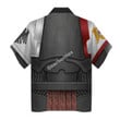 GearHomies Unisex Hawaiian Shirt Raven Guard Captain 3D Costumes
