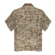 Gearhomies American Navy Working Uniform (NWU) Type II Camo Hawaiian Shirt