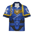 GearHomies Unisex Hawaiian Shirt Primaris Lieutenant 3D Costumes
