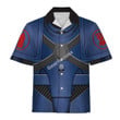 GearHomies Unisex Hawaiian Shirt Crimson Fists Mark IV Maximus Power Armor 3D Costumes
