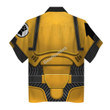 Gearhomies Unisex Hawaiian Shirt Space Marines Imperial Fists 3D Costumes
