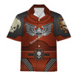 GearHomies Unisex Hawaiian Shirt Indomitus Pattern Tactical Dreadnought Armour 3D Costumes