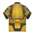 GearHomies Unisex Hawaiian Shirt Imperial Fists in Mark III Power Armor 3D Costumes