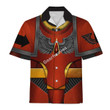 GearHomies Unisex Hawaiian Shirt Pre-Heresy Blood Angels in Mark IV Maximus Power Armor 3D Costumes