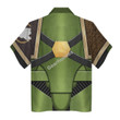 GearHomies Unisex Hawaiian Shirt Pre-Heresy Salamanders in Mark IV Maximus Power Armor 3D Costumes