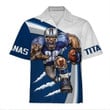 Gearhomies Personalized Unisex Hawaiian Shirt Tennessee Titans Football Team 3D Apparel
