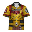 Gearhomies Unisex Hawaiian Shirt Imperial Fists Captain 3D Costumes