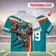 Gearhomies Personalized Unisex Hawaiian Shirt Miami Dolphins Football Team 3D Apparel