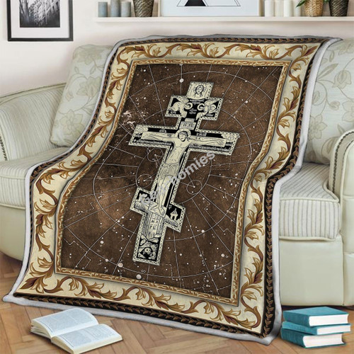 Eastern Orthodox Cross Blanket