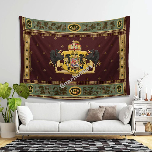 GearHomies Tapestry Coat of arms Francis II Holy Roman Empire Living Room Decoration