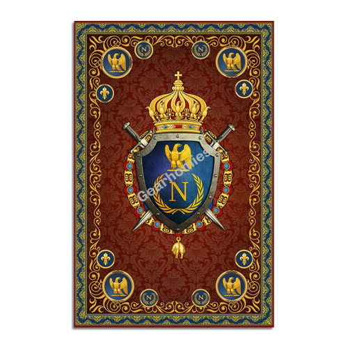 Napoleon III Coat Of Arms Rug Living Room Decoration