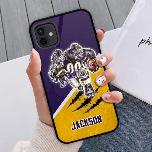 Gearhomies Personalized Phone Case Baltimore Ravens With Iphone