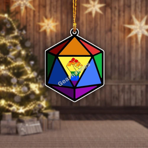 Gearhomies Ornament LGBTQ+  Rainbow Flag
