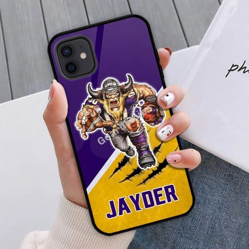 Gearhomies Personalized Phone Case Minnesota Vikings With Iphone