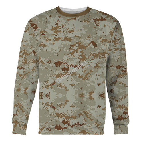 American Marine Pattern Desert CAMO Sweatshirt