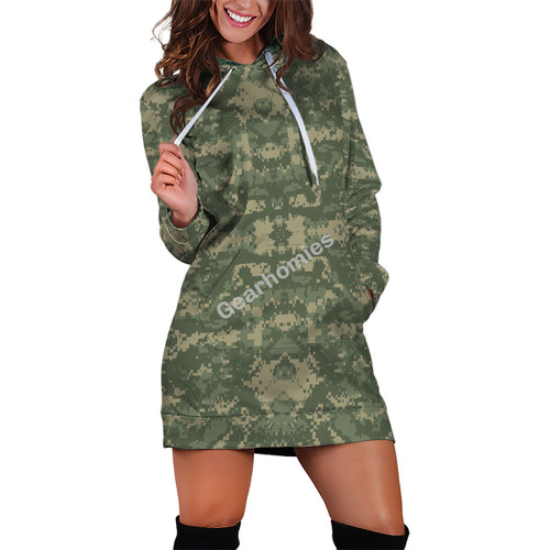 American ACU or Universal Camouflage Pattern (UCP) CAMO Dress Hoodie