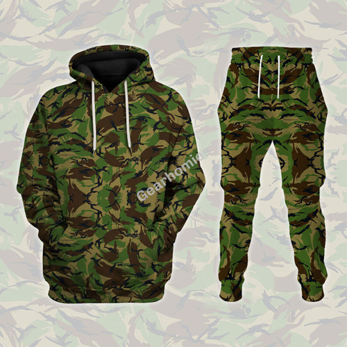 Bristish Disruptive Pattern (DPM) Material British Armed Forces Hoodies Pullover Sweatshirt Tracksuit
