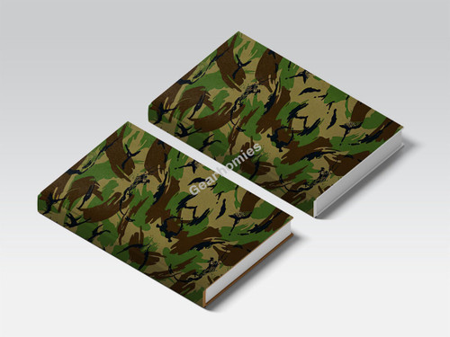 Bristish Disruptive Pattern (DPM) Material British Armed Forces Hardcover Journals