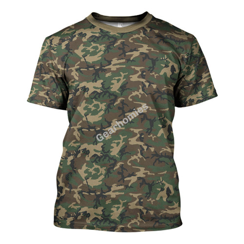 Army of the Republic of South Vietnam Special Forces Tiger Stripe Camo T-Shirt