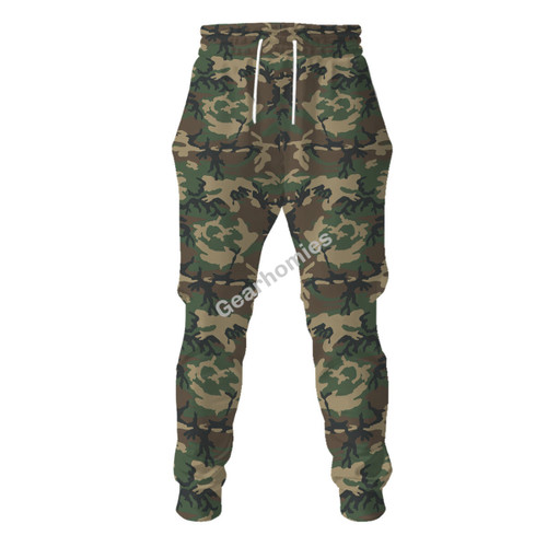 Gearhomies Army of the Republic of South Vietnam Special Forces Tiger Stripe CAMO Sweatpants