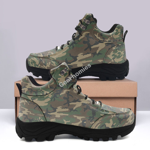 Gearhomies Army of the Republic of Vietnam Special Force South Vietnam Special Forces Tiger Stripe CAMO Hiking Shoes