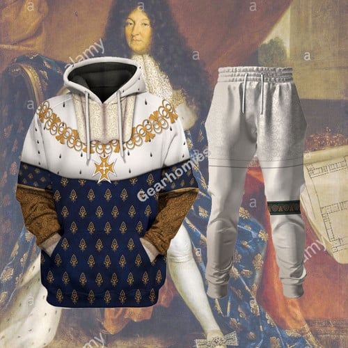 Louis XIV of France Historical Hoodies Pullover Sweatshirt Tracksuit