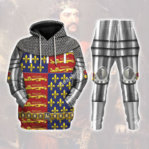 Edward The Black Prince Armor Historical Hoodies Pullover Sweatshirt Tracksuit