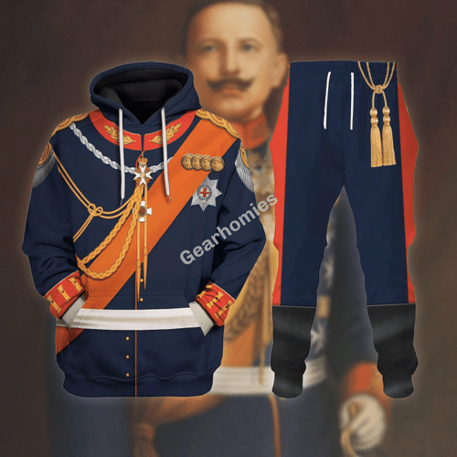 Wilhelm II German Emperor Historical Hoodies Pullover Sweatshirt Tracksuit