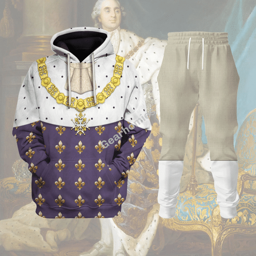 Louis XVI of France Historical Hoodies Pullover Sweatshirt Tracksuit