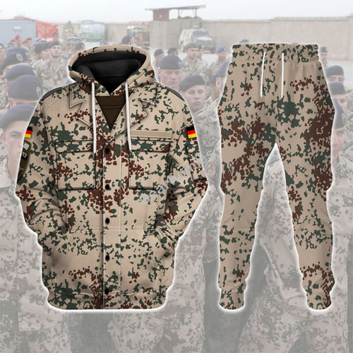 Bundeswehr Afghanistan Uniform Hoodies Pullover Sweatshirt Tracksuit