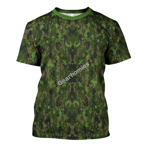 Canadian Disruptive Pattern CADPAT Canadian Armed Forces (CF) T-shirt