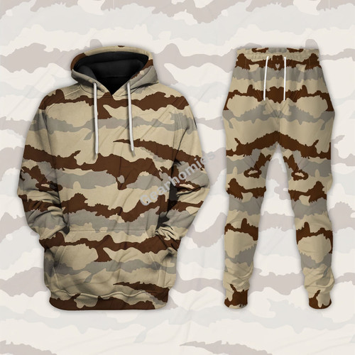 Camouflage Daguet Desert Camouflage Hoodie Pullover Sweatshirt Tracksuit