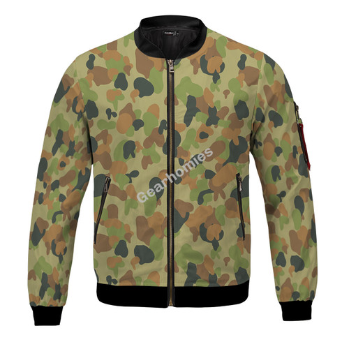 Australian AUSCAM Disruptive Pattern Camouflage Uniform Jelly Bean Camo Or Hearts And Bunnies Bomber Jacket