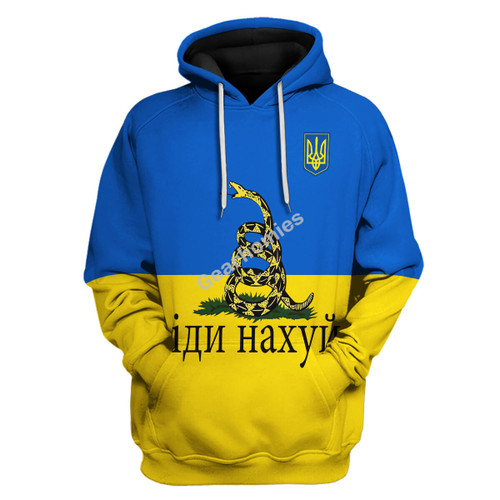Don't Tread On Me Ukrainians Hoodies Pullover Sweatshirt Tops