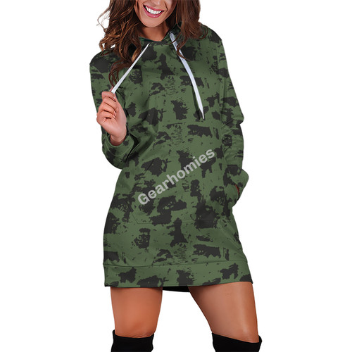 Australian Camouflage Patterns Australian Military Forces (AMF) Arose During the Vietnam War Dress Hoodie