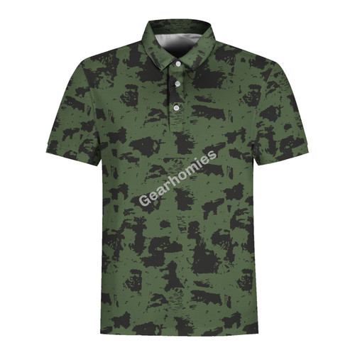 Australian Camouflage Patterns Australian Military Forces (AMF) Arose During the Vietnam War Polo Shirt