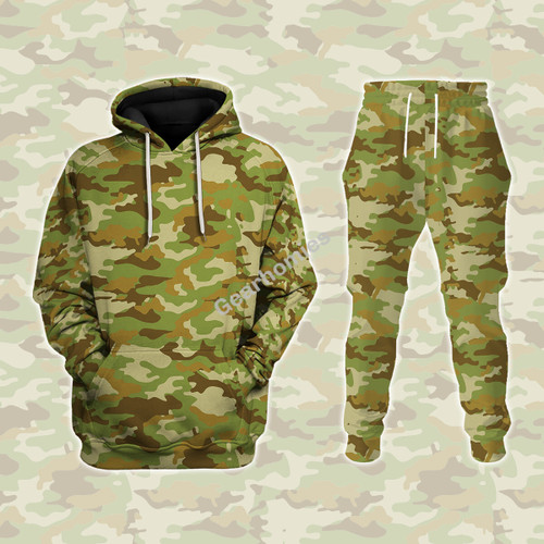AMCU Australian Multicam Camouflage Uniform Hoodies Pullover Sweatshirt Tracksuit
