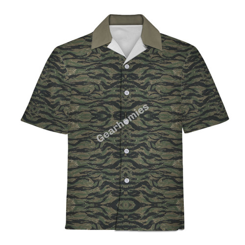 Tigerstripe South Vietnamese Armed Forces Hawaiian Shirt