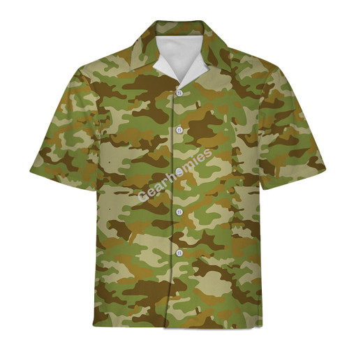 AMCU Australian Multicam Camouflage Uniform Hawaiian Shirt