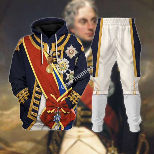 Gearhomies Horatio Nelson 1st Viscount Nelson Navy Sailor Costume Hoodie Sweatshirt T-Shirt Hawaiian Tracksuit