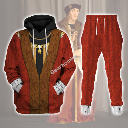 Gearhomies Henry VII of England Costume Hoodie Sweatshirt T-Shirt Hawaiian Tracksuit