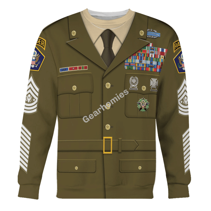 Gearhomies Unisex Sweatshirt US Army Greens 3D Apparel