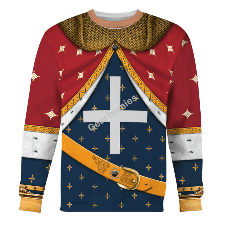 Gearhomies Unisex Sweatshirt Richard I of England The Lionhearted 3D Apparel