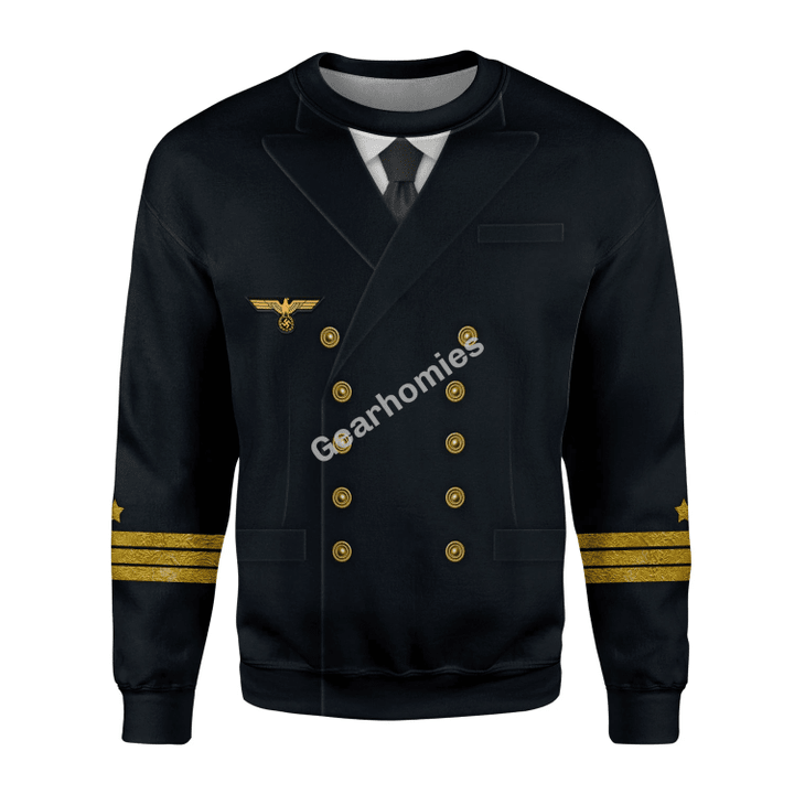 Gearhomies Unisex Sweatshirt German WWII Kriegsmarine (War Navy) 3D Apparel