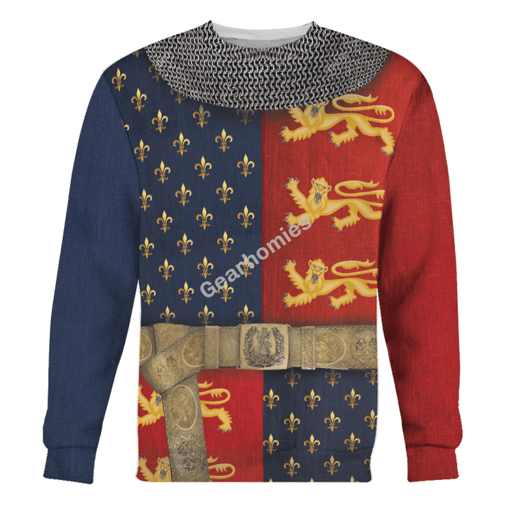 Gearhomies Unisex Sweatshirt Henry V of England 3D Apparel