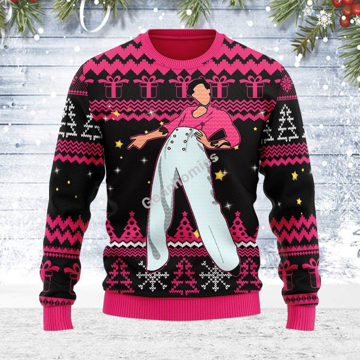 Merry Christmas Gearhomies Unisex Ugly Christmas Sweater Harry Fine 3D Apparel