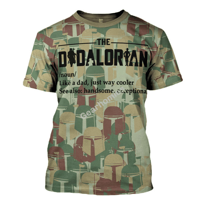 Gearhomies T-Shirt The Dadalorian Camouflage 3D Apparel
