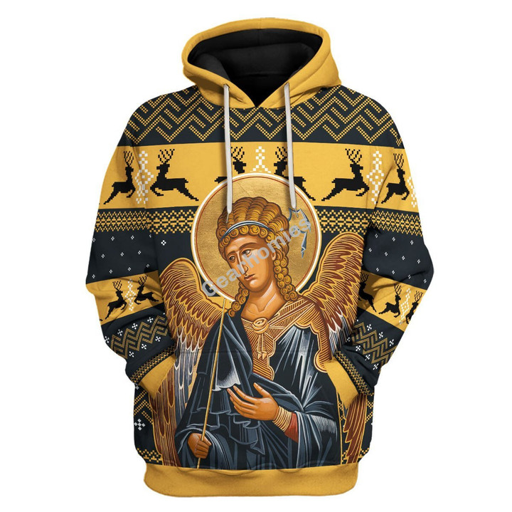 GearHomies Unisex Tops Pullover Sweatshirt St. Archangel Gabriel 3D Apparel