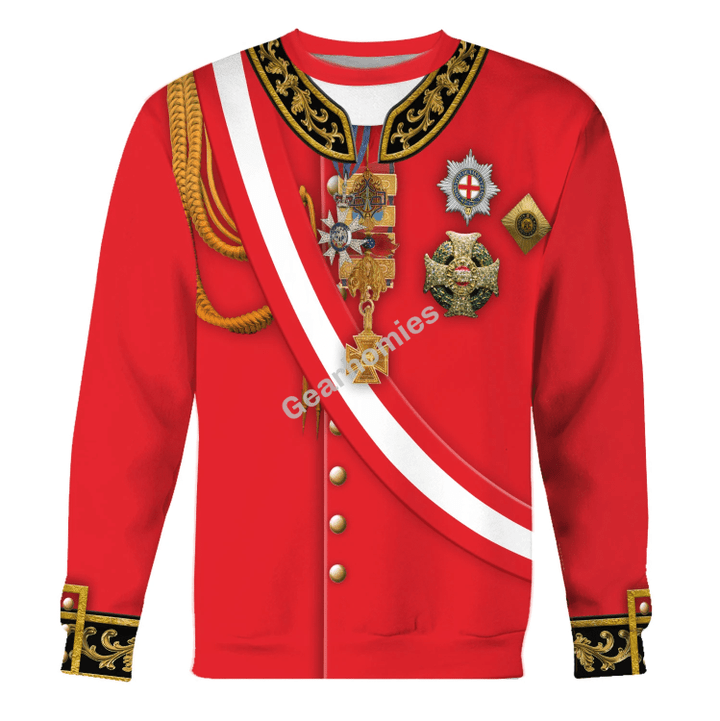 Gearhomies Unisex Sweatshirt Arthur Wellesley 1st Duke of Wellington Napoleonic War 3D Apparel