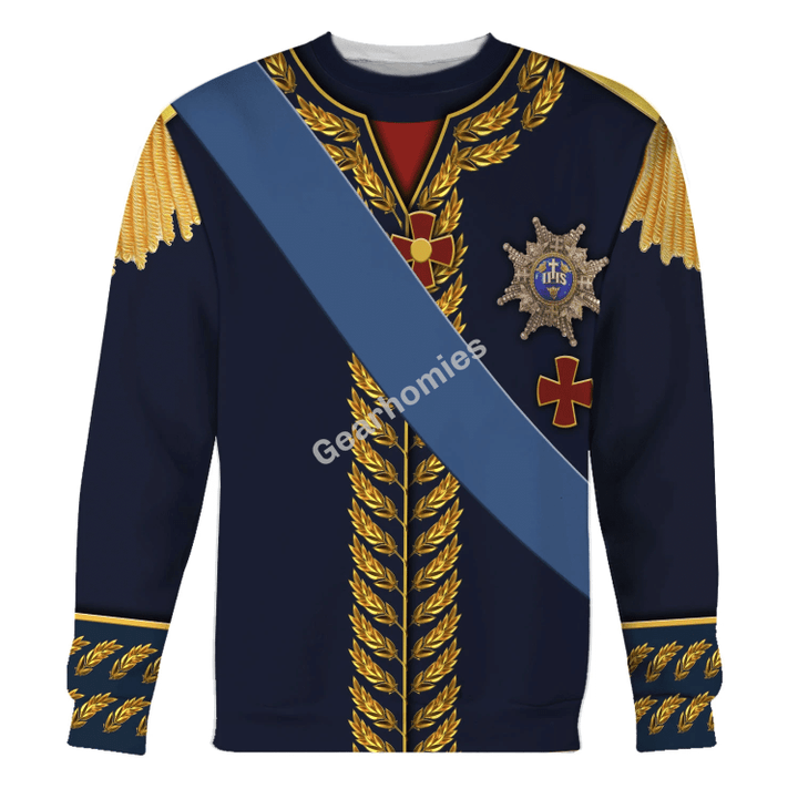 Gearhomies Unisex Sweatshirt Charles XIV John of Sweden Marshal General in Napoleic War 3D Apparel